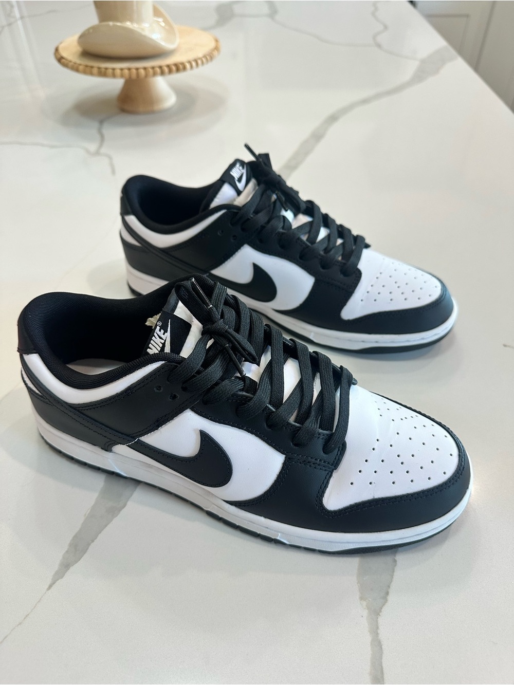 Nike Men’s Black and White Dunks